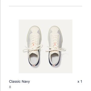 Rothy’s Lace-ups Navy. NWOB.  Size 8